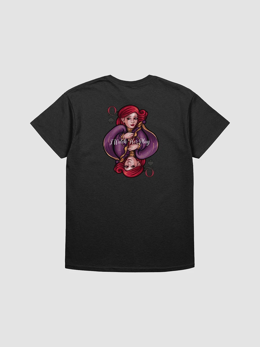 I watch her Play Queen Of Spades Back Print T-shirt product image (18)