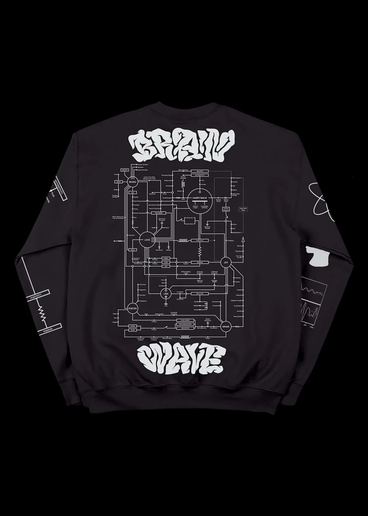 Brain Wave Crewneck Sweatshirt product image (2)