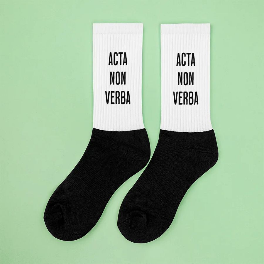 Acta Non Verba Socks product image (7)