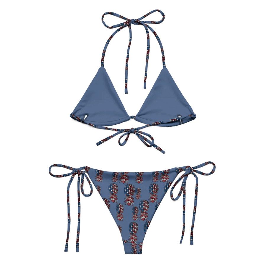American Flag Upside-Down Pineapple Bikini product image (3)