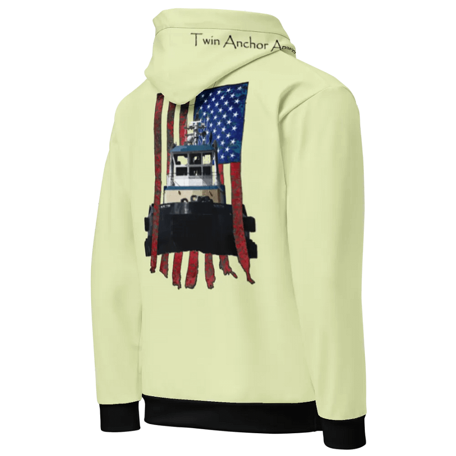 snow flurry Pacific Titan tug & CE Flage Hoodie product image (9)