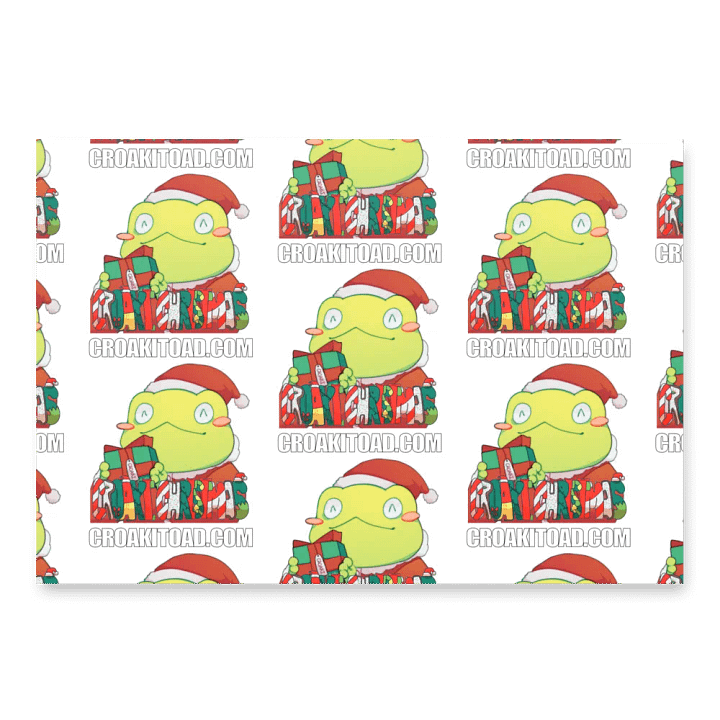 Croakitoad Wrapping Paper product image (2)