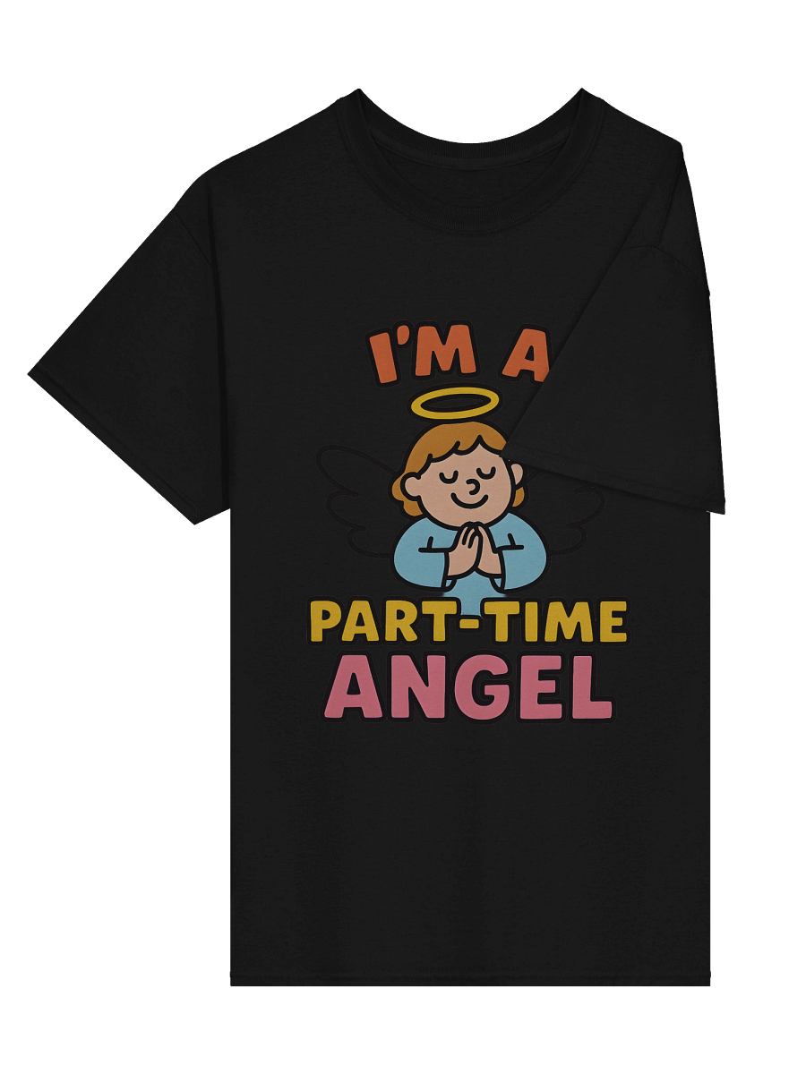 Part-Time Angel Cartoon T-Shirt product image (3)