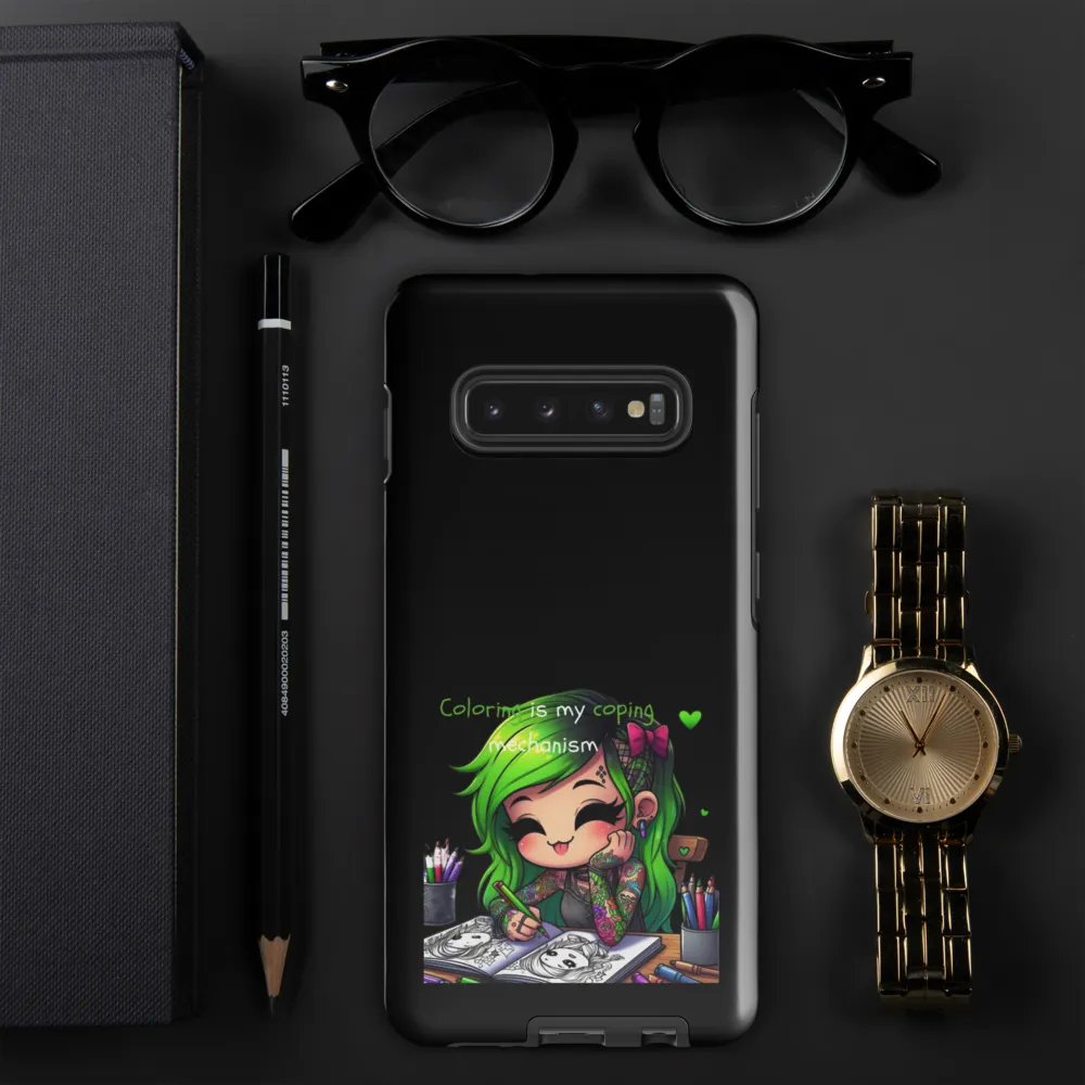coloring is my coping mechanism samsung case product image (51)