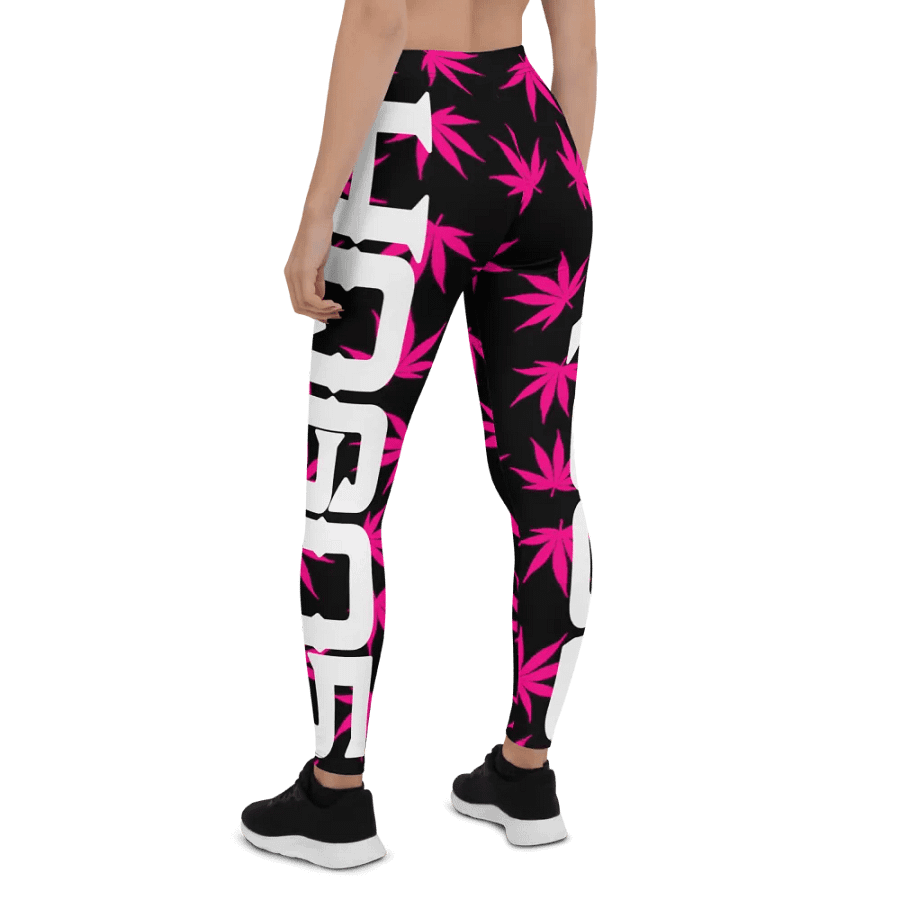 HempQuarters Pink Marijuana Leggings product image (10)