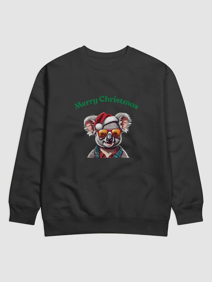 Festive Koala Merry Christmas Sweatshirt - Green product image (1)
