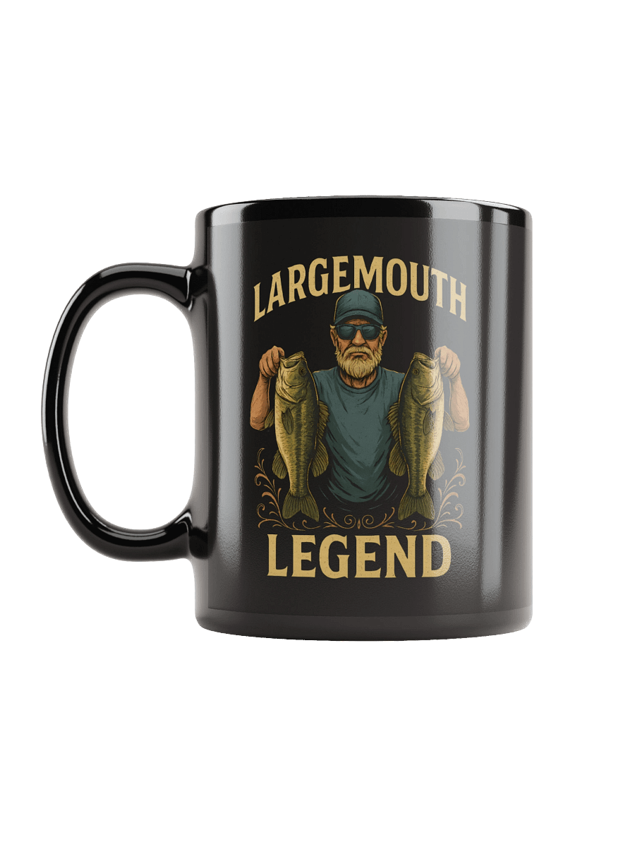 Bass Fishing Coffee Mug – Largemouth Bass Angler Cup for Fishermen product image (12)