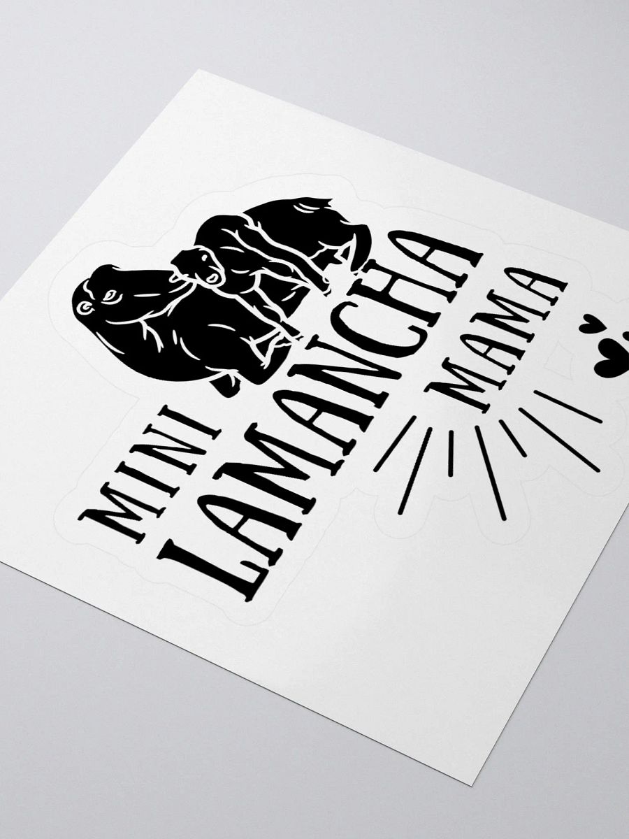 Mini Lamancha Mama KISS Cut Stickers product image (8)