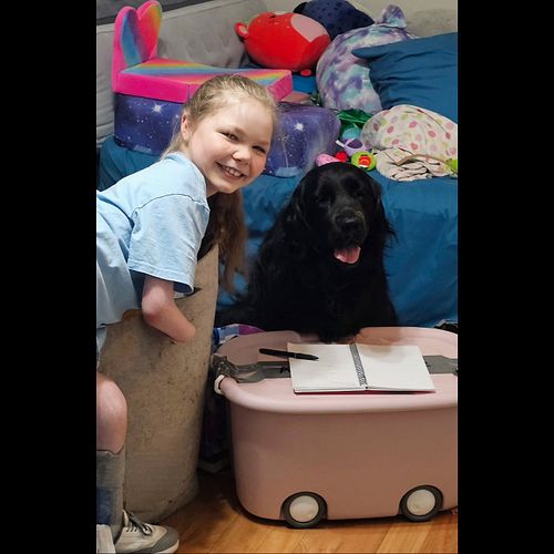 Apparently Gemelli had school today, too. 😂 📚
#anamelli #servicedogs #homeschoolfamily