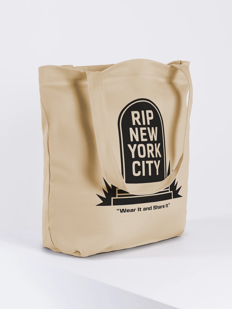 "RIP NYC" Gravestone Statement Tote product image (4)