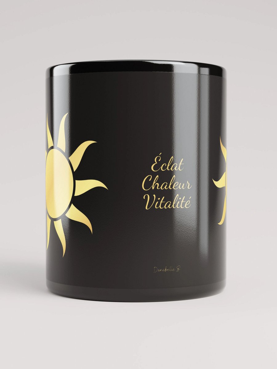 Mug Noir et Doré - Soleil - Cadeau Energisant product image (5)
