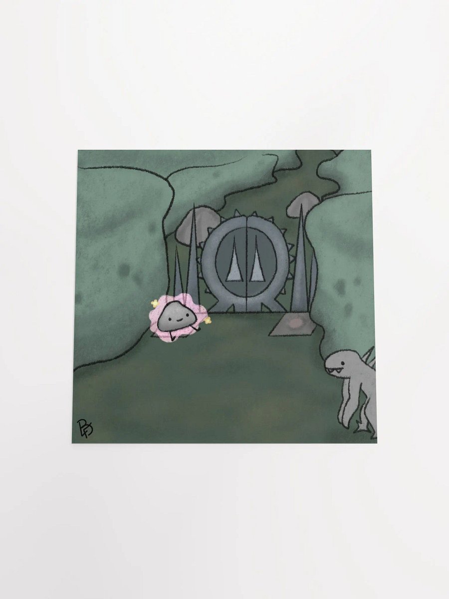 Happy Pet Rock Print product image (16)
