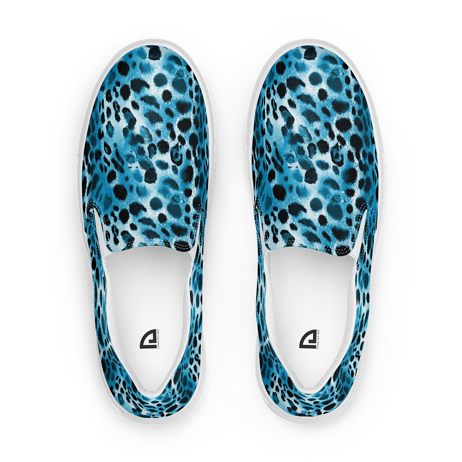 Blue Leopard Canvas Shoes product image (1)
