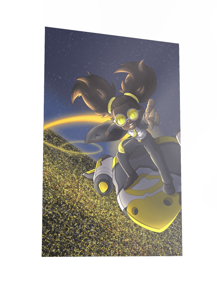 (12" x 18") Night Sky Luna Print product image (2)
