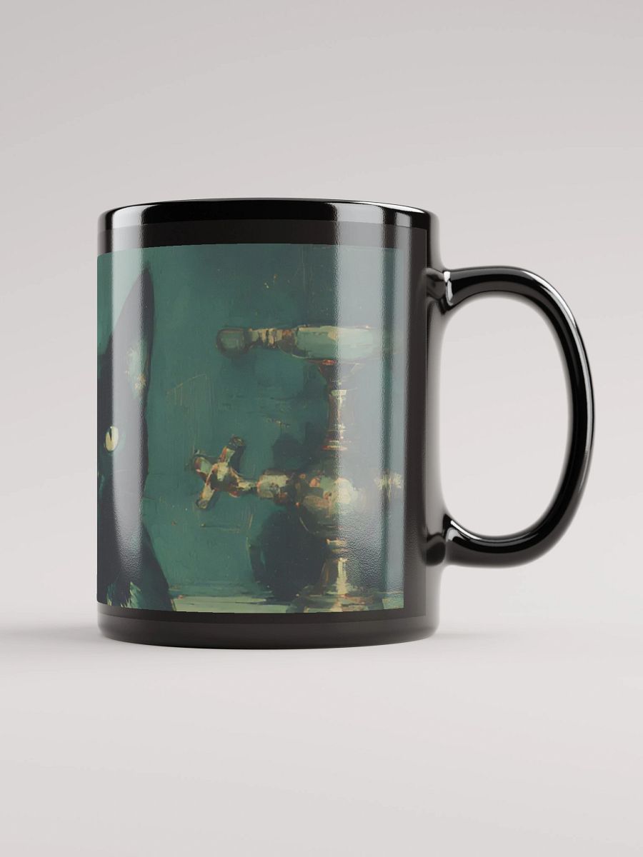 Gleaming Eyes Black Cat Mug product image (2)