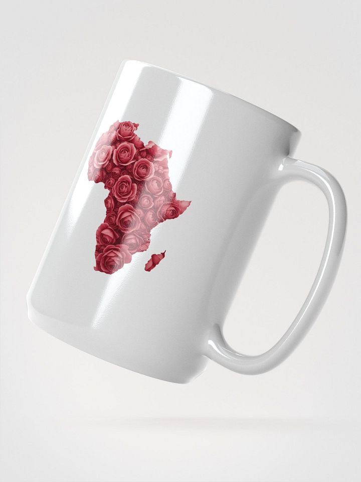 Map of Africa Red Roses Mug product image (2)