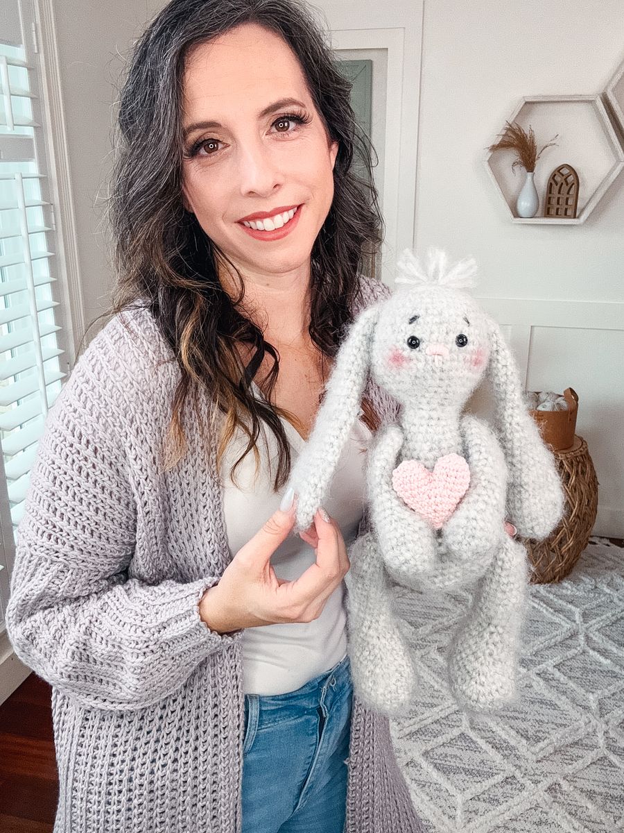 Be My Bunny Crochet Pattern - Free Pattern for Valentines or Easter product image (5)