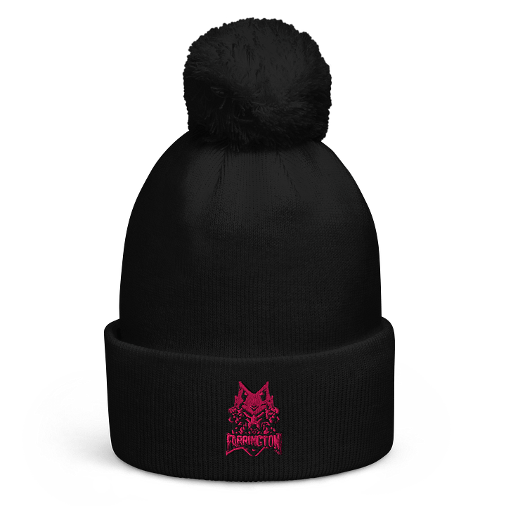 Pink & Black Wolf Logo Beanie product image (1)