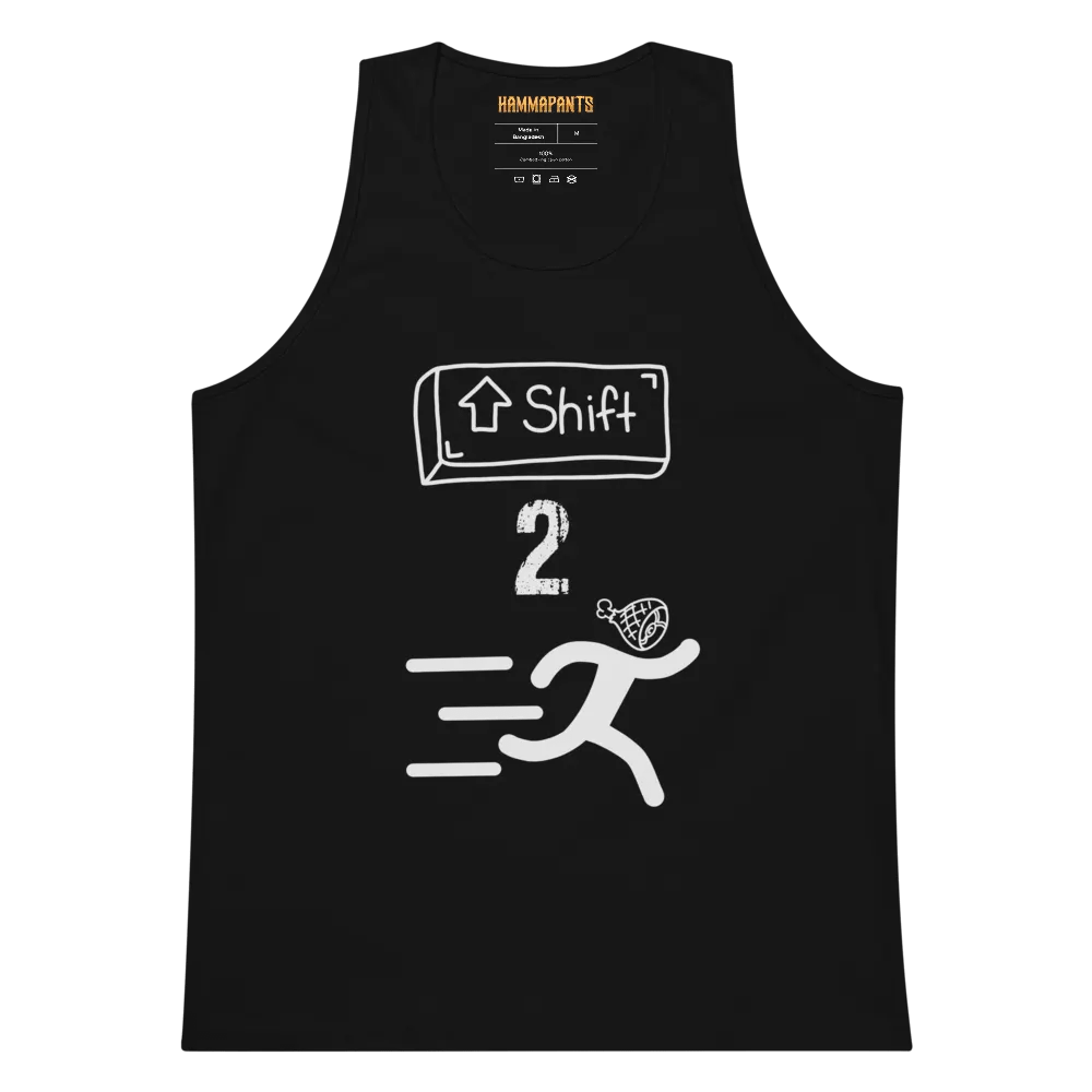 Shift 2 Run! Cotton Heritage Men's Premium Tank Top product image (1)