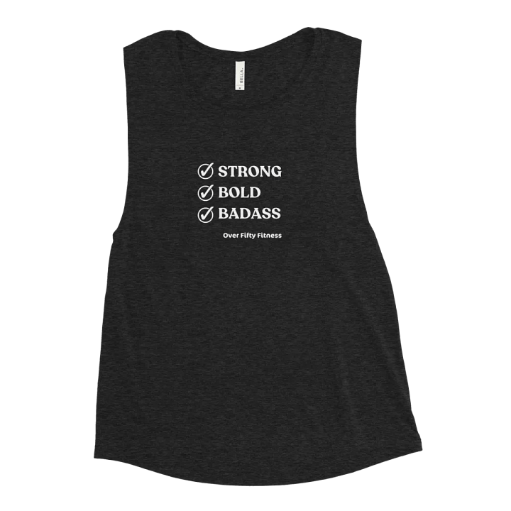 Badass - tank (white lettering) product image (4)