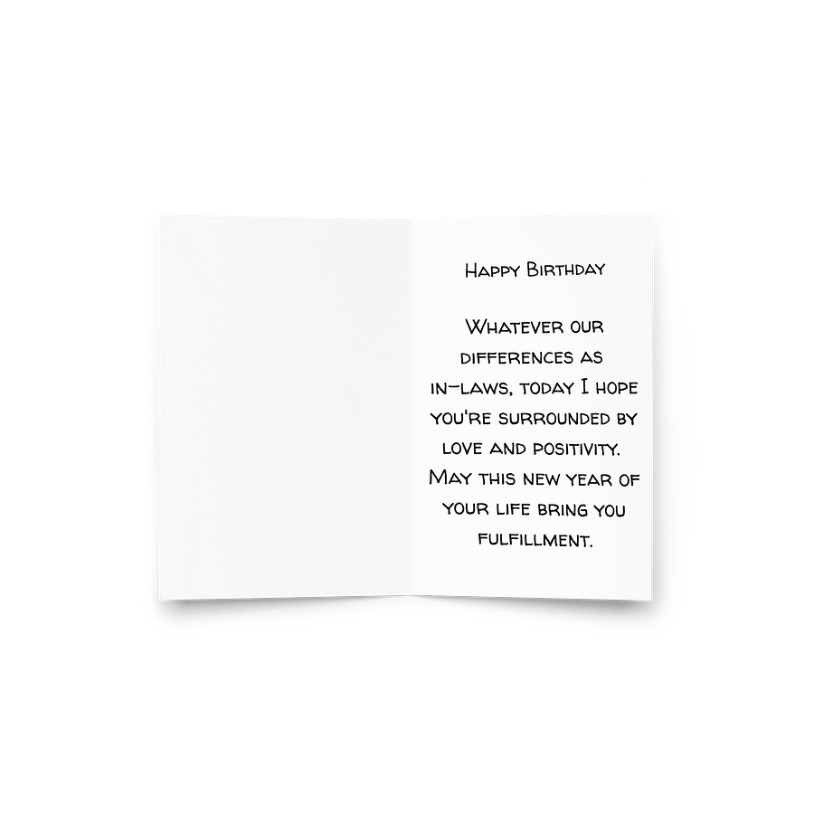 Birthday card - General tone product image (3)