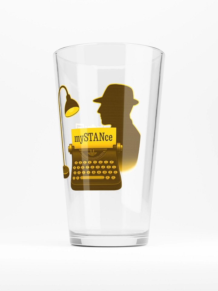 Golden Elegance Shaker Pint Glass product image (2)