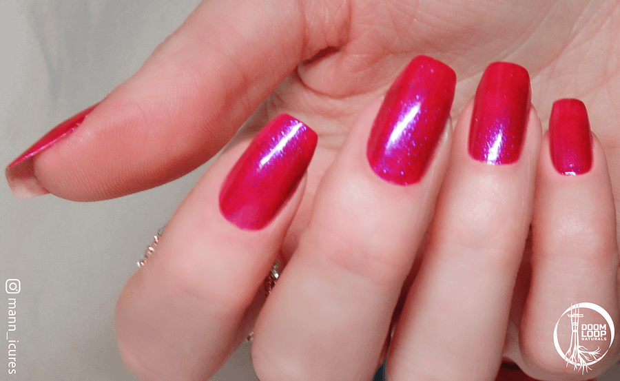 INFERNAL EQUINOX - Electric Fushia and Blue Shimmer Nail Polish product image (9)