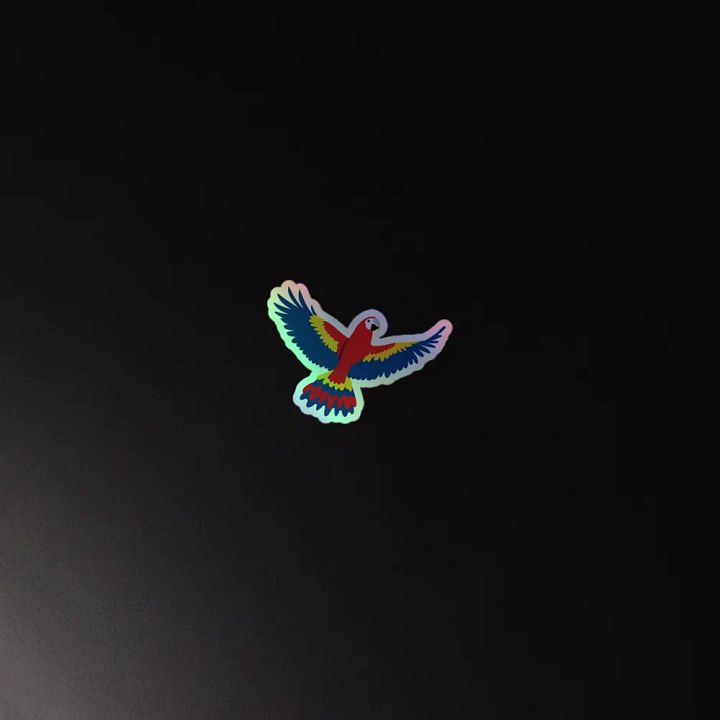 Vibrant Flight Holographic Sticker Set product image (4)