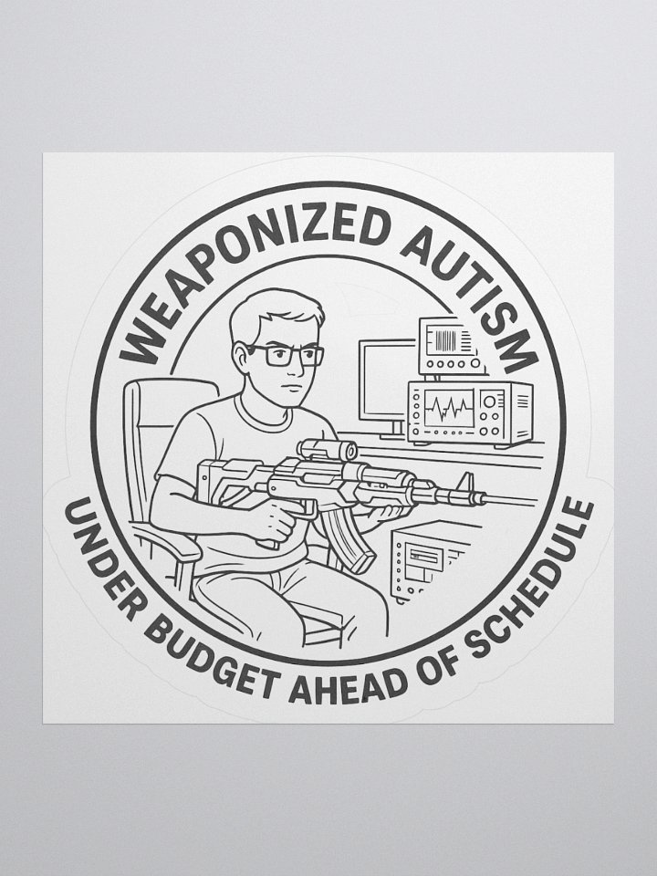 Weaponized Autism Sticker product image (2)