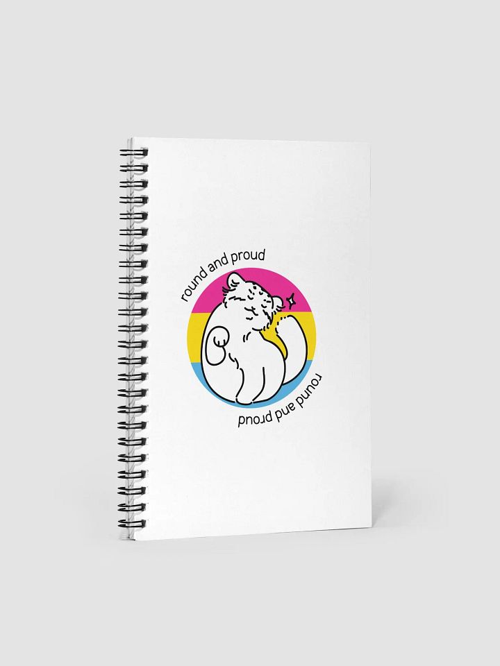 Round and Proud Manul Pansexual Version - Spiral Notebook product image (1)