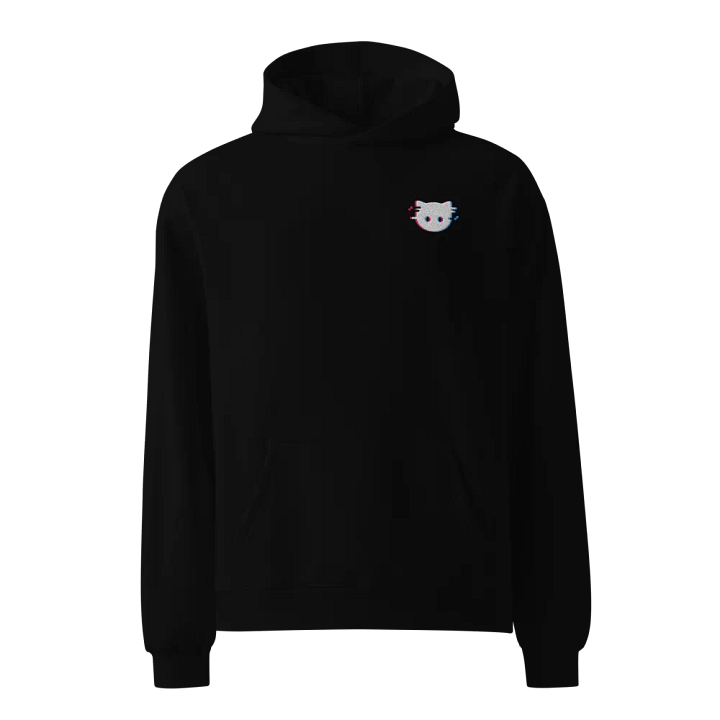Land of Kittens Glitch Oversized Hoodie product image (1)