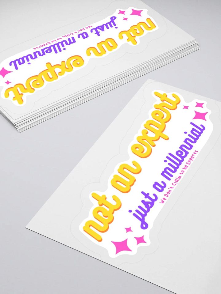 Millennial Vibes Kiss Cut Sticker product image (2)