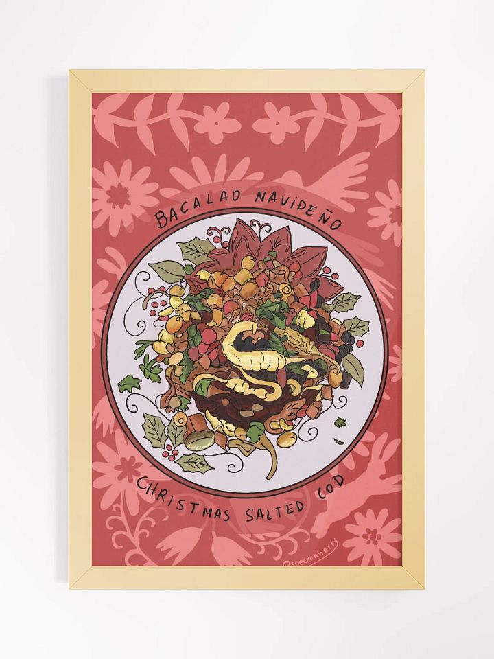 Bacalao Navideño Framed Poster product image (1)