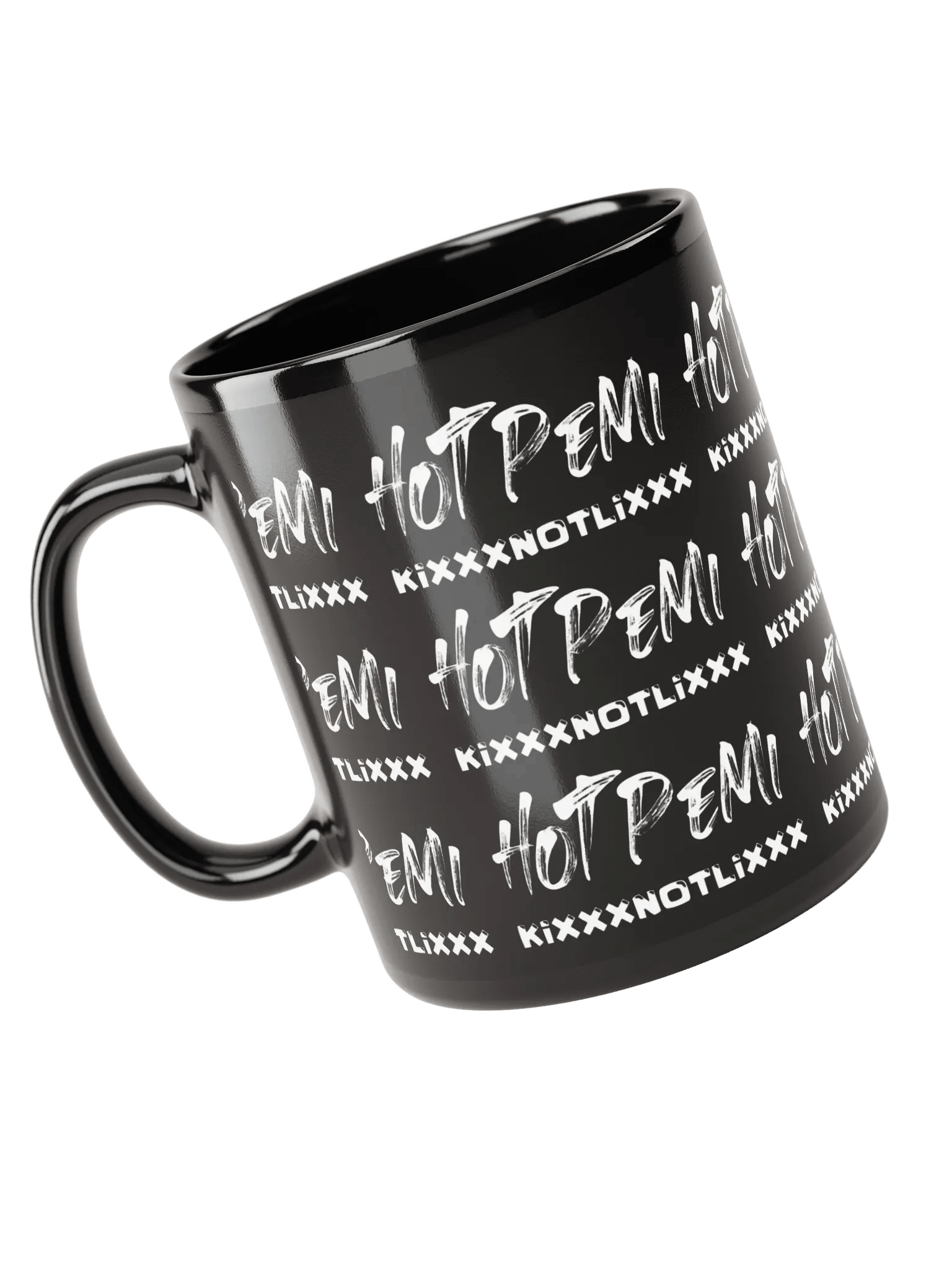 Logo Span Black Glossy Mug product image (5)