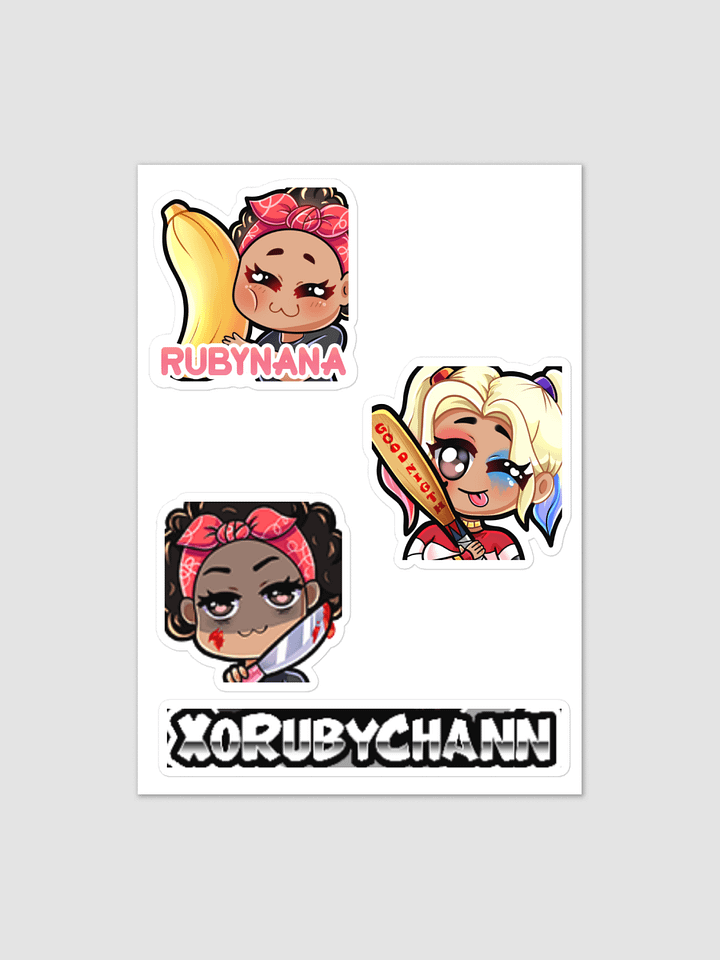 [ Xorubychann ] Kiss Cut Sticker Sheet Generic Kiss Cut Sticker Sheet product image (1)