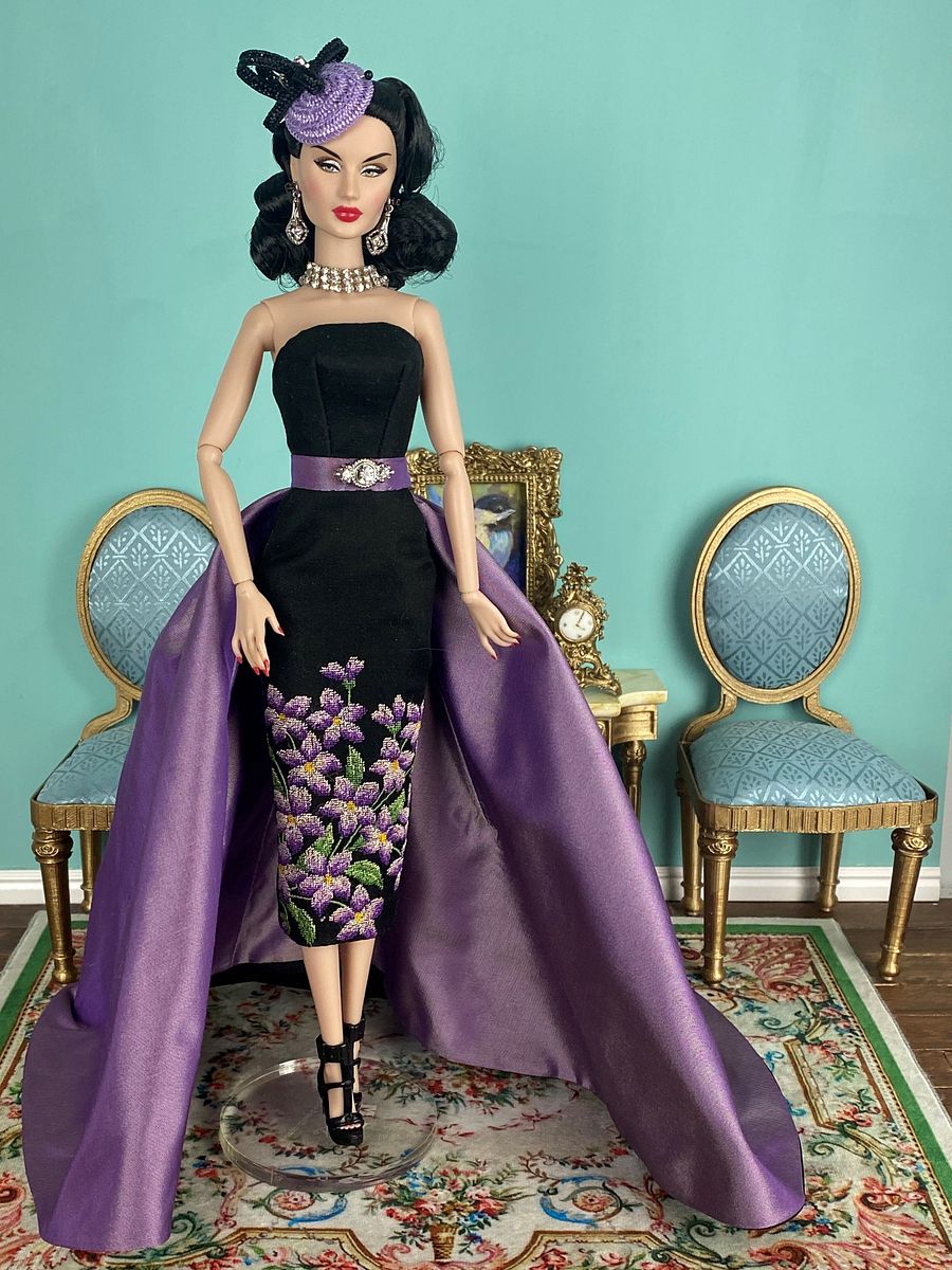 Sabrina Fair sewing pattern for 12" fashion dolls product image (4)