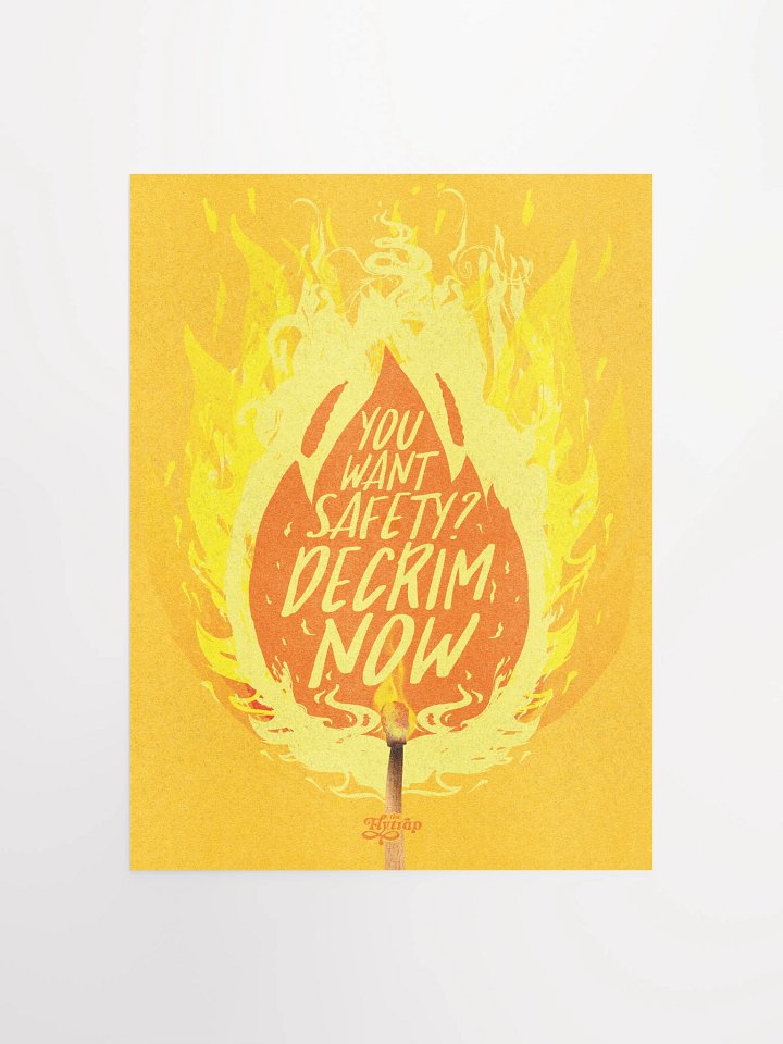 Decrim Now 12x16 poster product image (1)
