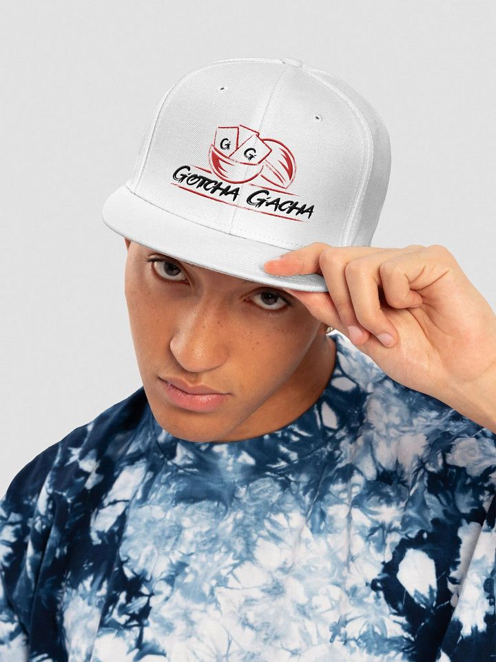 Wool Blend Snapback Cap (White) product image (2)