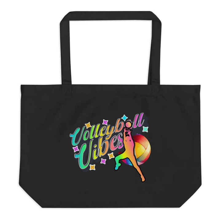 Volleyball Vibes Male Vibrant Tote product image (1)