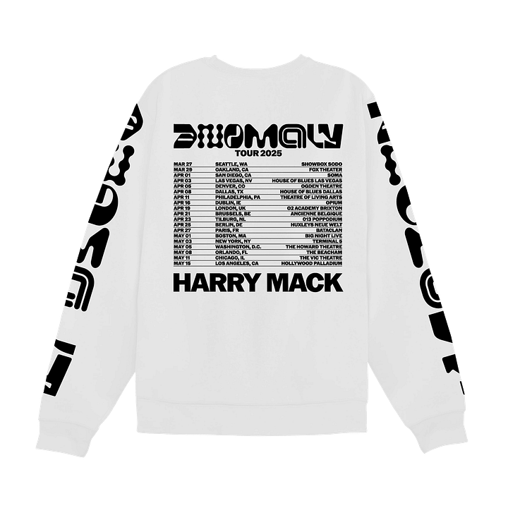 Anomaly Tour 2025 White Long Sleeve Tee product image (2)