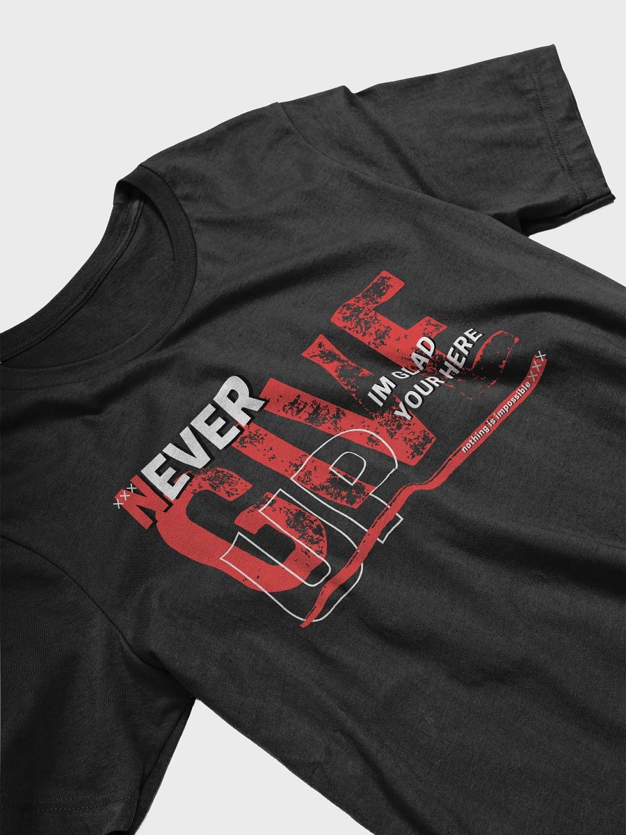Never Give Up Distressed Tee product image (23)