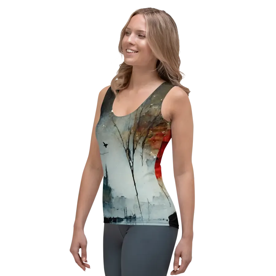 Misty Duck All-Over Print Tank Top product image (3)