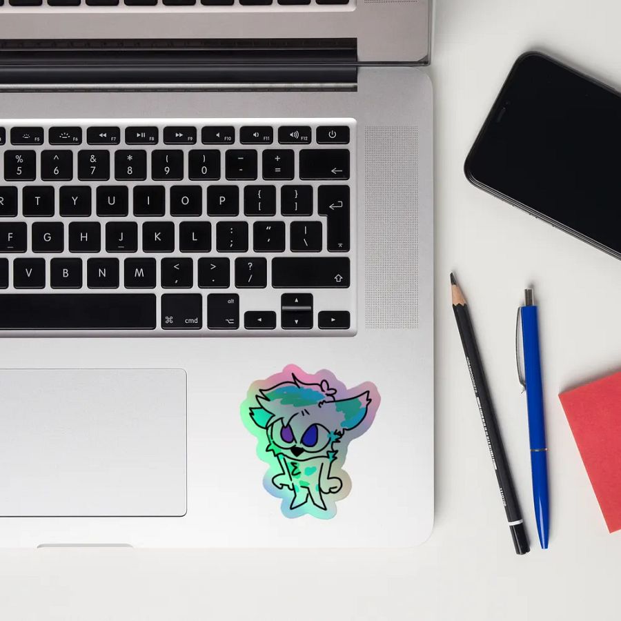 Fisk Angy Holographic Sticker product image (10)