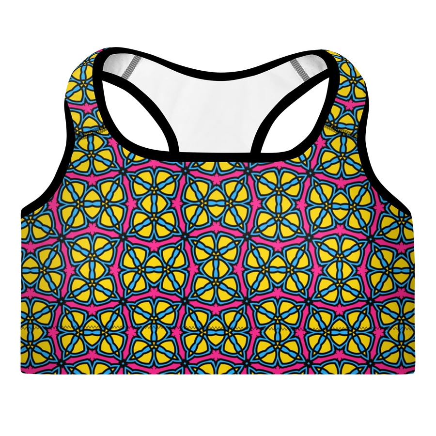 Pan Abstract (3) - Padded Sports Bra product image (3)