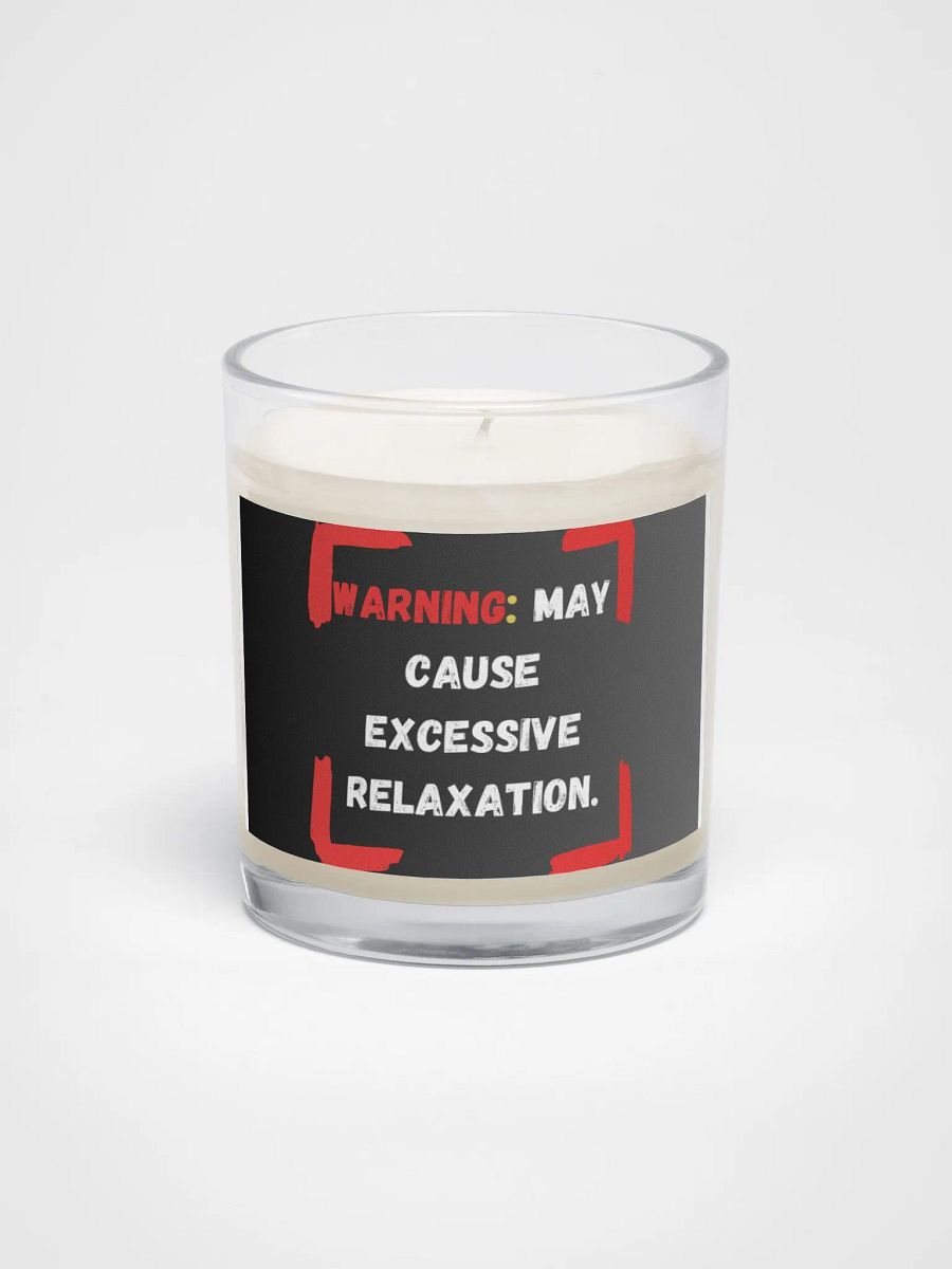 Warning: Excessive Relaxation Candle product image (1)