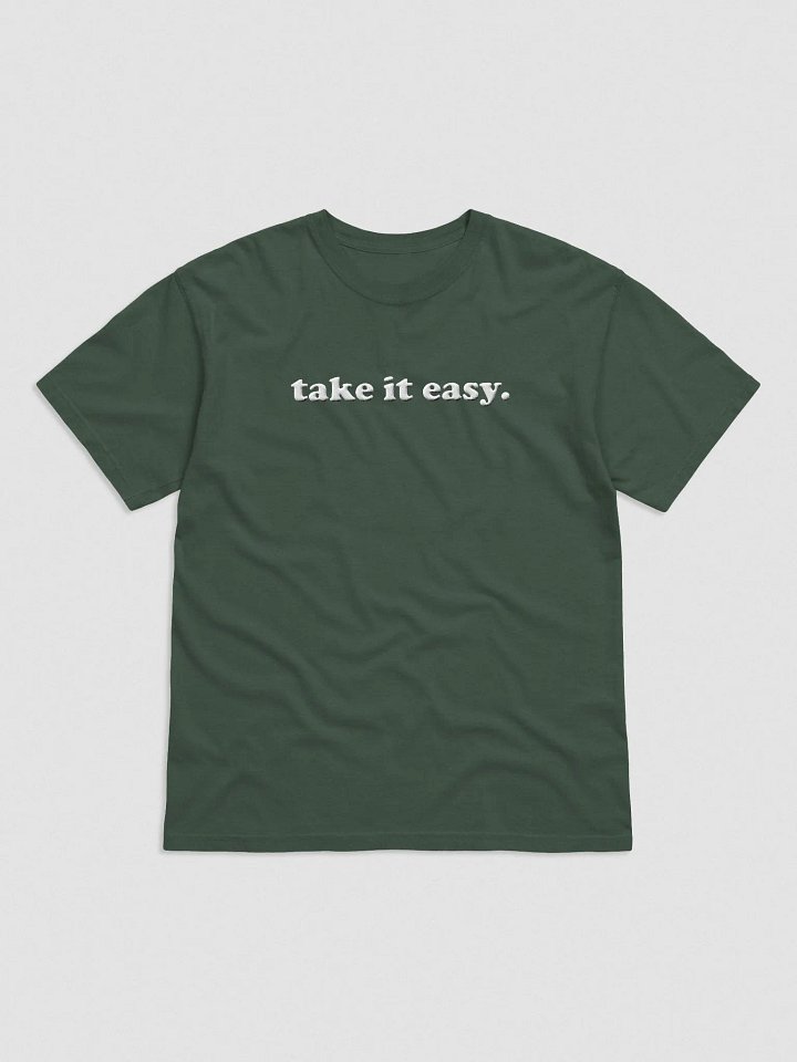 take it easy (embroidered t shirt) product image (1)