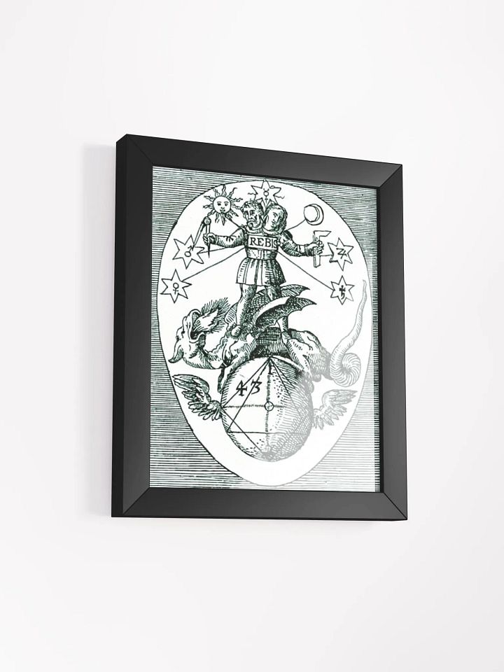 Hermes Trismegistus REBIS, Alchemy Art Print, Occult Wall Art, Ancient Poster, Magick Illustration, Sacred Geometry Decor, Esoteric Home Decor, Black & White Print product image (56)