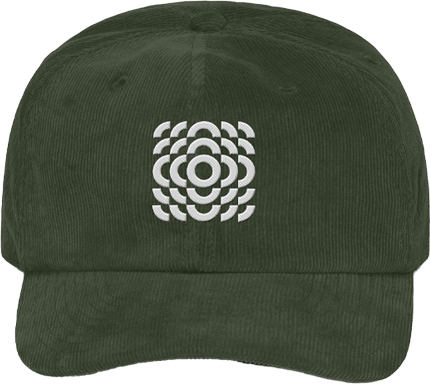 Olive Corduroy Repetition Hat product image (1)