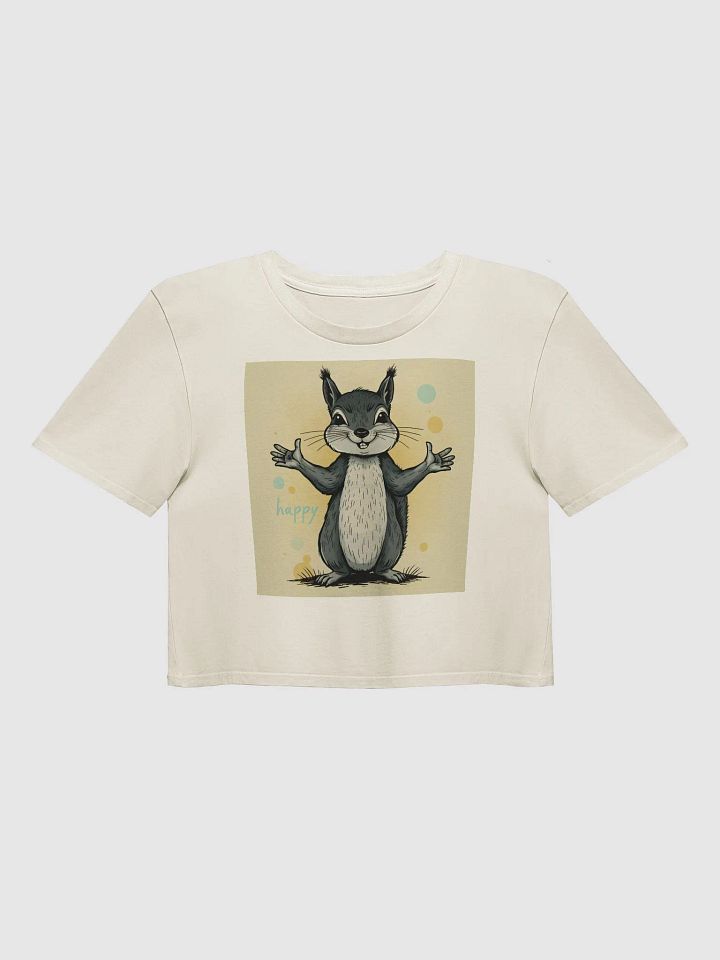 Happy Squirrel Women's Crop Top product image (1)