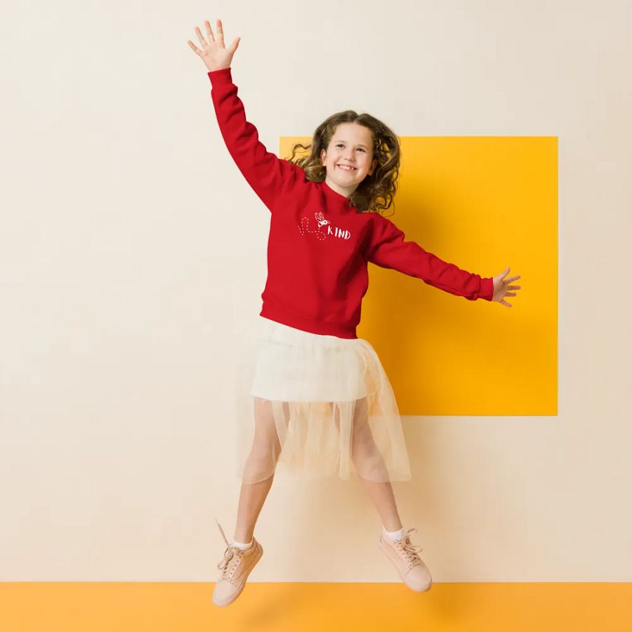 “Bee Kind” Unisex Kids Sweatshirt product image (7)